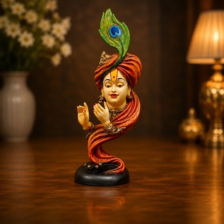 Divine Musical Krishna Showpiece