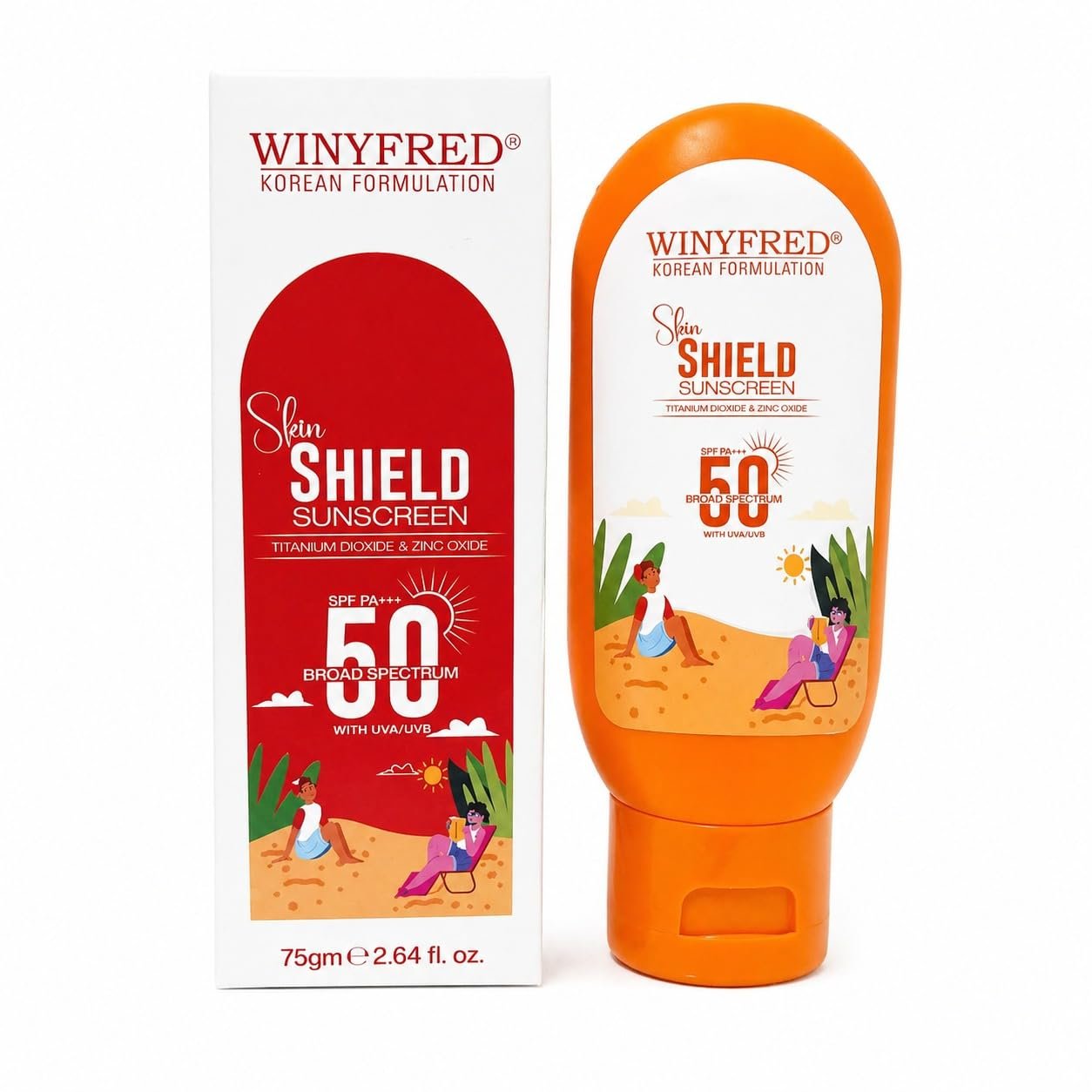 Winyfred Skin Shield Sunscreen SPF 50 PA+++