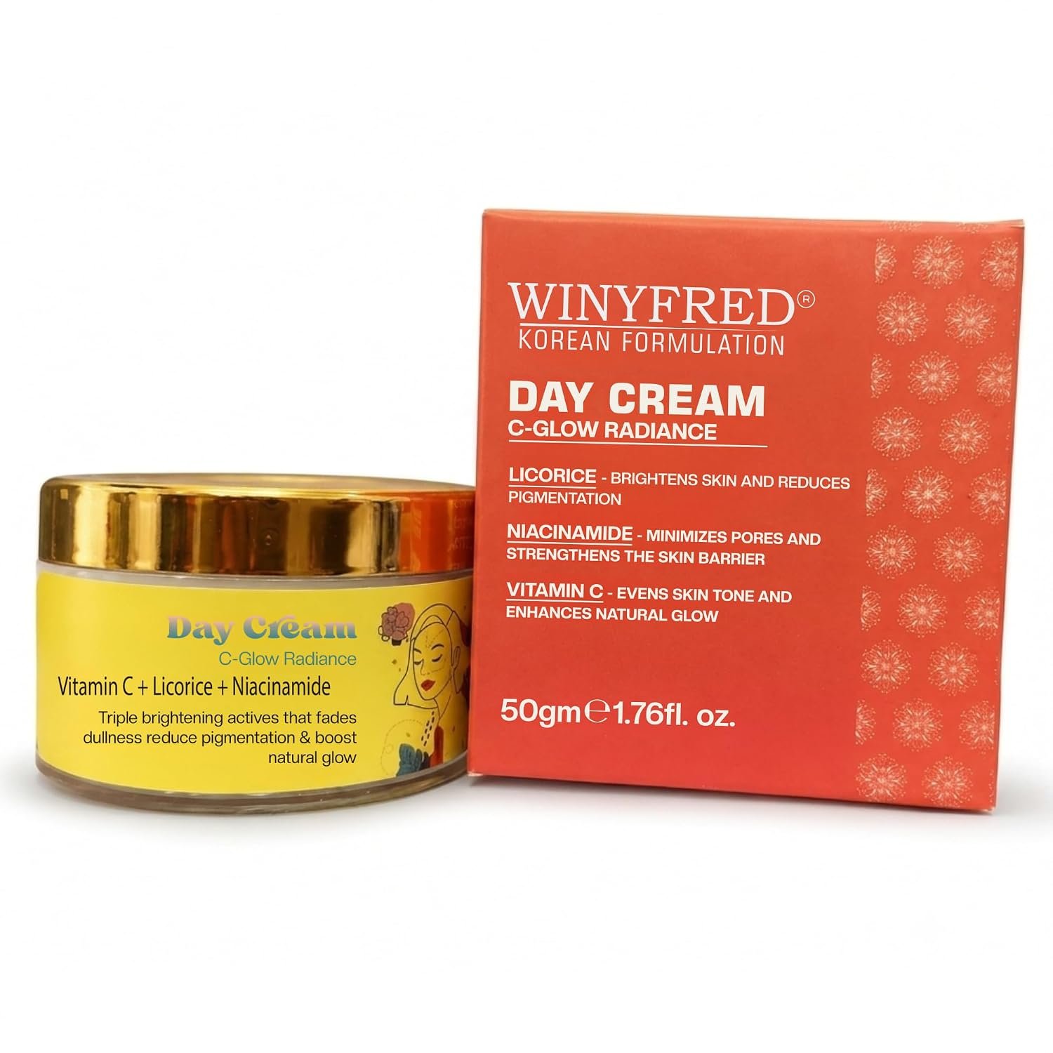 WINYFRED C-Glow Radiance Day Cream (50g)